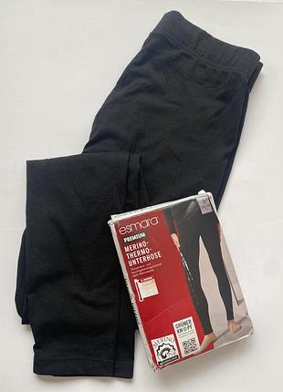 Новые женские термоштаны esmara premium merino-thermo-unterhose, размер s m черного цвета esmara премиум термо-штаны из мериносовой шерсти