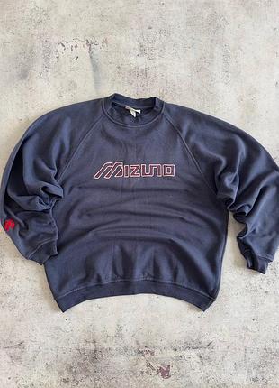 Винтажный свитшот mizuno оригинал размер l