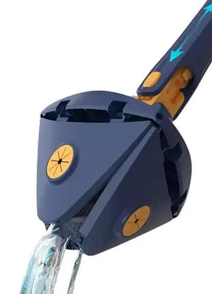 Телескопическая треугольная швабра multi function mop ma-89 | универсальная швабра | швабра лентяйка 3