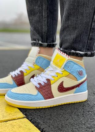 Nike air jordan 1 retro  🆕шикарные кроссовки найк 🆕купить наложенный платёж7 фото