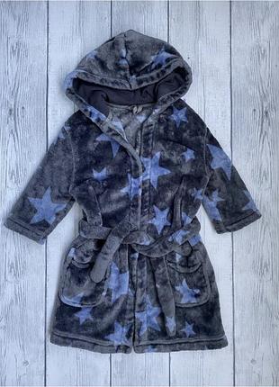 Плюшевый халат на 1-2 года, состояние идеальное , замеры на фото