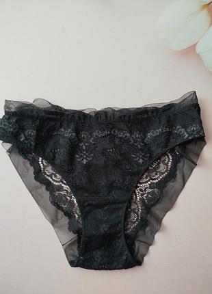 Безшовні кружевні трусики розмір m