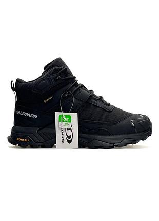 Salomon x ultra 4 mid fur black 4