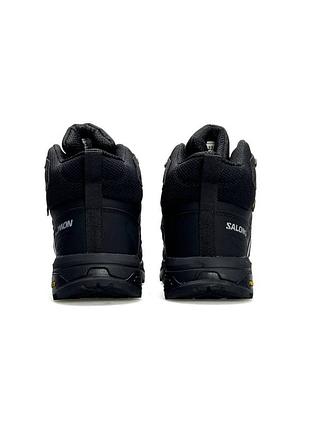Salomon x ultra 4 mid fur black 5