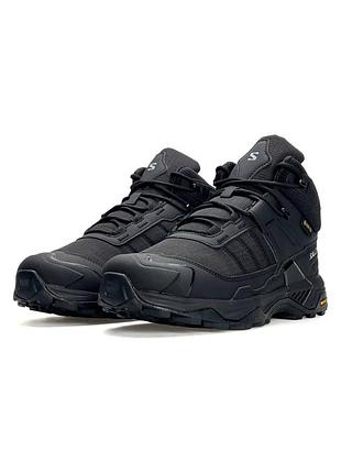 Salomon x ultra 4 mid fur black 6