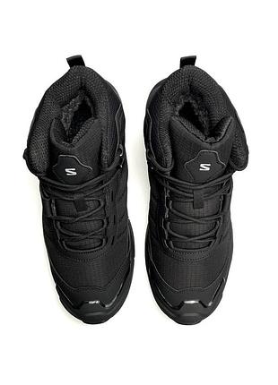 Salomon x ultra 4 mid fur black 8