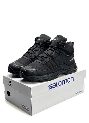 Salomon x ultra 4 mid fur black 9