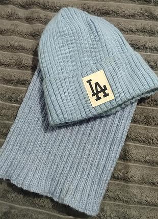 Шапка,хомут на девочку на зиму,8,9,10 лет