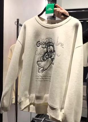 Теплое худи на плюше