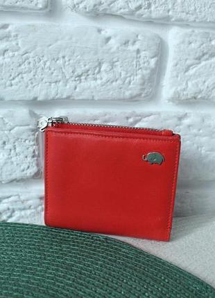 Кошелек с слоником savanna. натуральная кожа