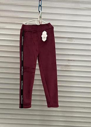 Теплые лосины на девочку