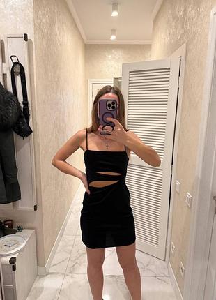 Бархатна сукня bershka плаття м