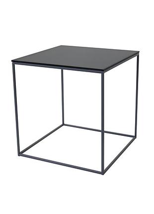 Журнальный стол "драконник" стекло, черный (малый)