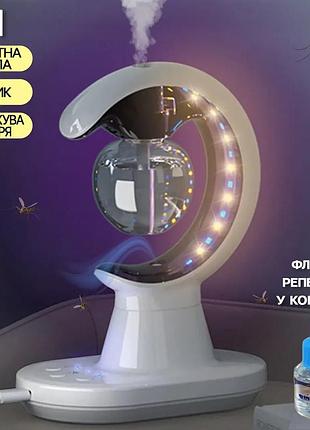 Зволожувач повітря з ловицею від комарів 3в1 humidifier mosquito trap москітна лампа з підсвіткою onl