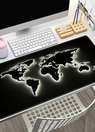 Ігровий килимок для миші, збільшений розмір, тканинна поверхня та нековзна основа 80*30 см