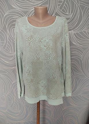 Большой размер 
коттон свитшот