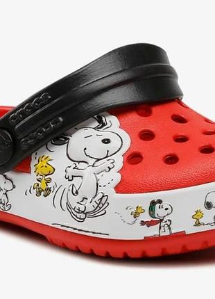 Crocs clog snoopy woodstock. размер 34.