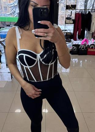 Корсетный топ