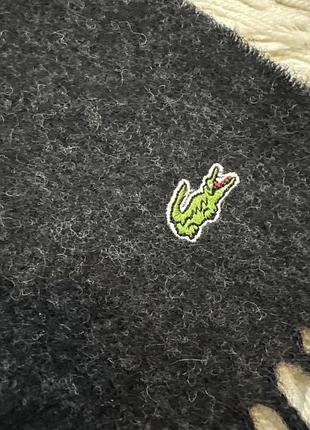 Шарф шерсть lacoste 5