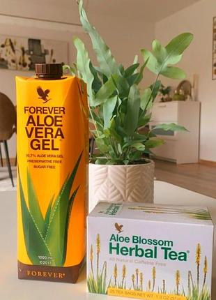 Чай без кофеина с цветами алое