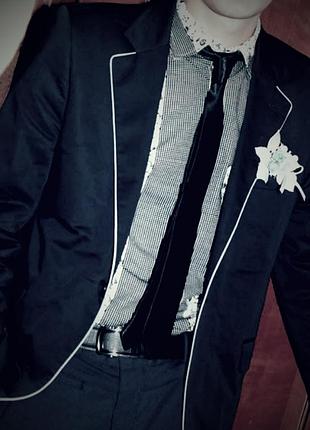 Піджак класичний весільний вечірній жакет