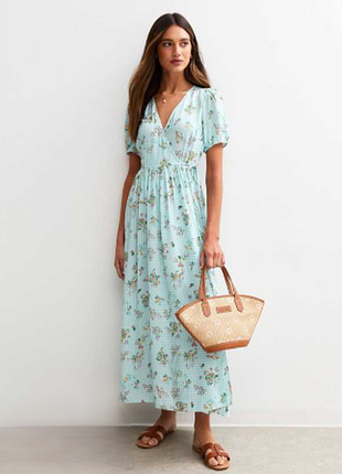 Новое вискозное макси платье на запах new look