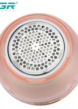 Машинка для удаления катышков vgr v-817, прибор от катышек на одежде, машинка для катишок. цвет: розовый