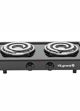 Электроплита vilgrand vhp162d black 2000вт