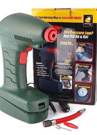 Портативний автомобільний повітряний компресор air compressor dragon з електронним манометром