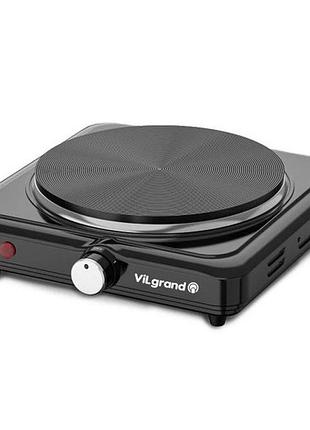 Настольная электрическая плита 1 конфорка vilgrand vhp181f black