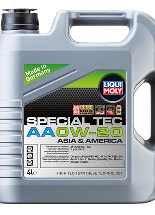 Синтетическое моторное масло - special tec aa 0w-20 4л.
