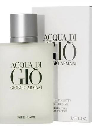 Мужская туалетная вода giorgio armani acqua di gio pour homme 100 мл