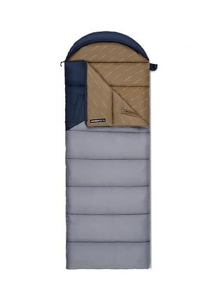 Спальник с капюшоном naturehike sunny day pl02 u450 cnk2550ws028, (3,9°c), левый, голубо-синий