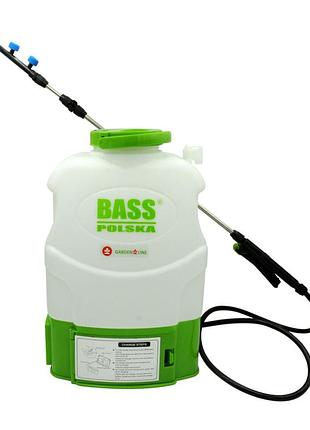 Ранцевий акумуляторний садовий обприскувач 16л bass polska 8616