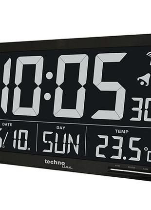 Часы настенные technoline ws8007 black (ws8007)