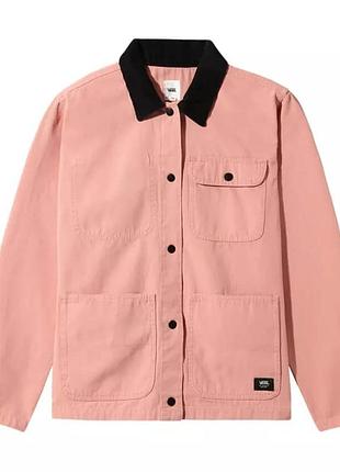 Легкая куртка vans из денима розовая