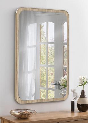 Зеркало на стену 700х500 мм дуб сонома