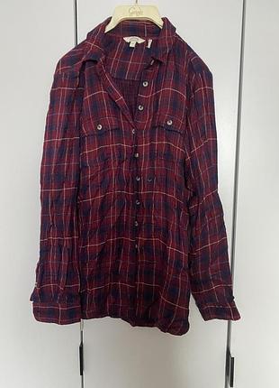 Сорочка жіноча в клітинку