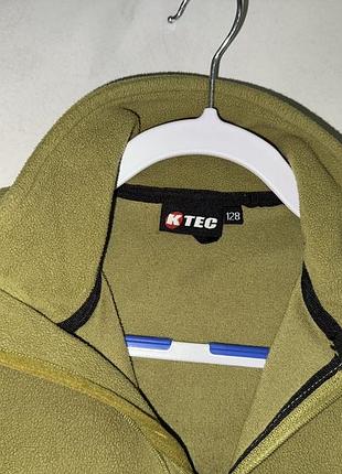 Флиссовая термо кофта лонгслив флиска ktec 8-9 лет (128-134 см) хаки 5