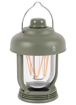 Фонарь кемпинговый bo-camp dekalb warm led rechargable 250 lumen green (5818979)