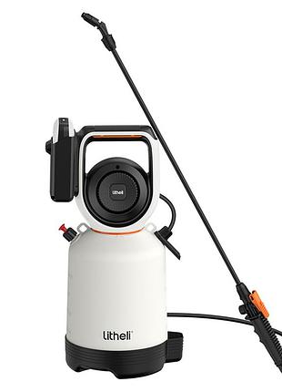 Акумуляторний обприскувач садовий litheli, живлення від павербанку (умб litheli power bank 10000 mah, 45 w, 2а в комплекті)