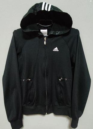 Фото 1422 женская ветровка на флисе adidas размер s