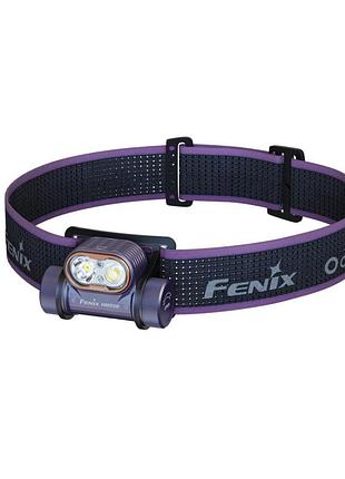Фонарь налобный fenix hm55r, фиолетовый