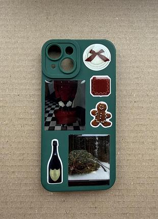 Чохол на iphone 14 з наліпками