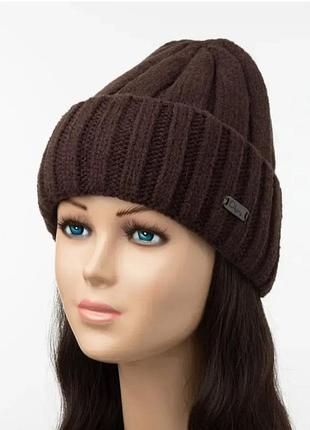 🍫wow! шоколад трендова шапочка з флісовою смужкою
