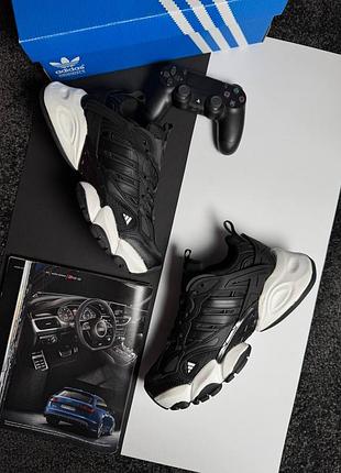 ❄️зимние мужские кроссовки adidas xlg runner deluxe 1948x black white