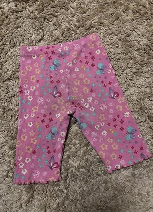 Дитячі яскраві шорти в рубчик на 3-4 роки 2