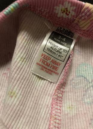 Дитячі яскраві шорти в рубчик на 3-4 роки 3