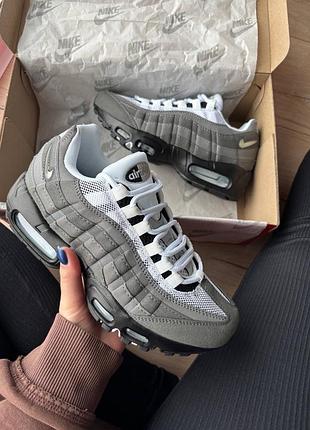 Кросівки nikr air max 95 dark grey white