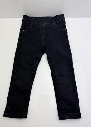 Чорні джинси 12-18 місяців